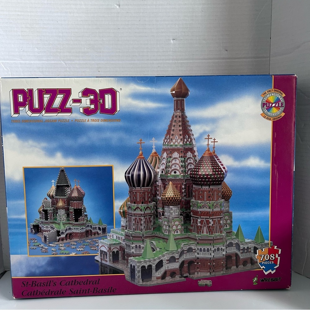Puzz-3D St-Basil’s Cathedral 708 Pieces 3 Dimensional Jigsaw Puzzle
